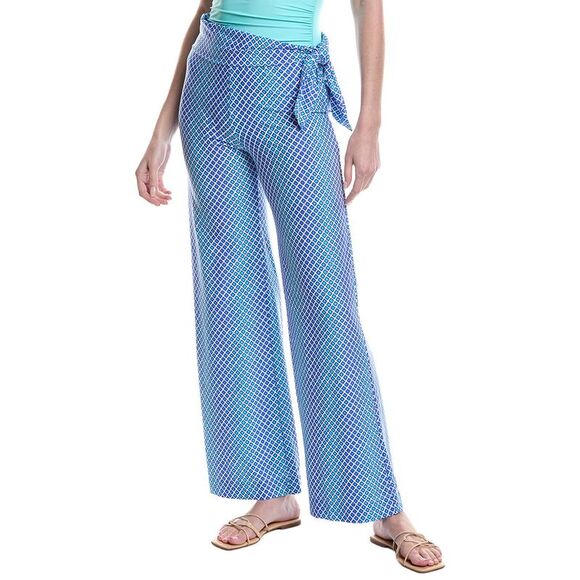 Helen Jon Other - Helen Jon Womens  Relaxed Side-Tie Pant, Blue